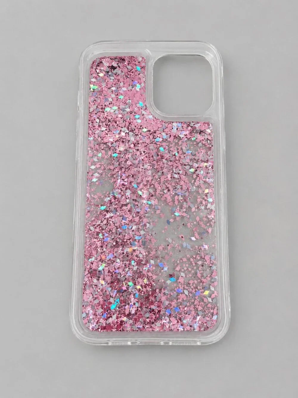 4 FOR $12 Pink Floating Glitter Holographic iPhone 12 Pro Max Case